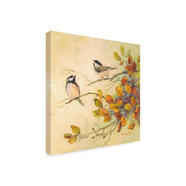Barbara Mock ' Birds Of Autumn' Canvas Art,24x24